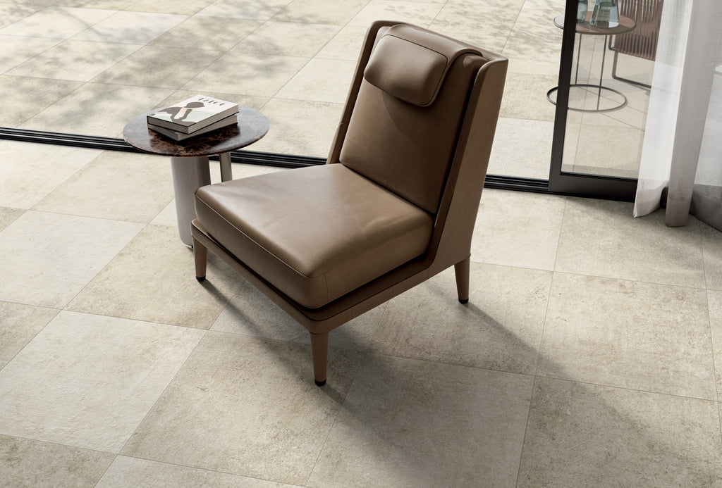 White Range Access 24x24 Matte Porcelain Tile