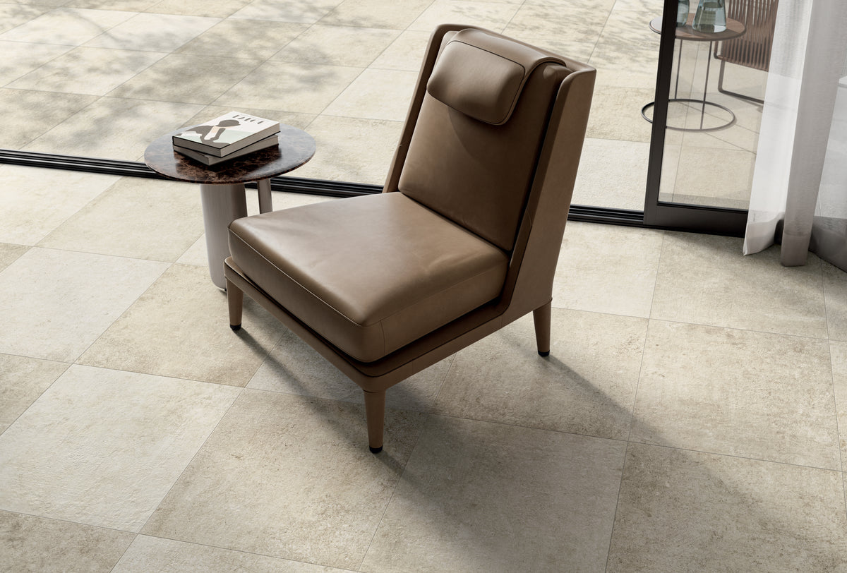White Range Access 24x24 Matte Porcelain Tile